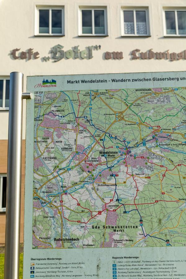 Hotel Am Ludwigskanal فينديلشتآين المظهر الخارجي الصورة